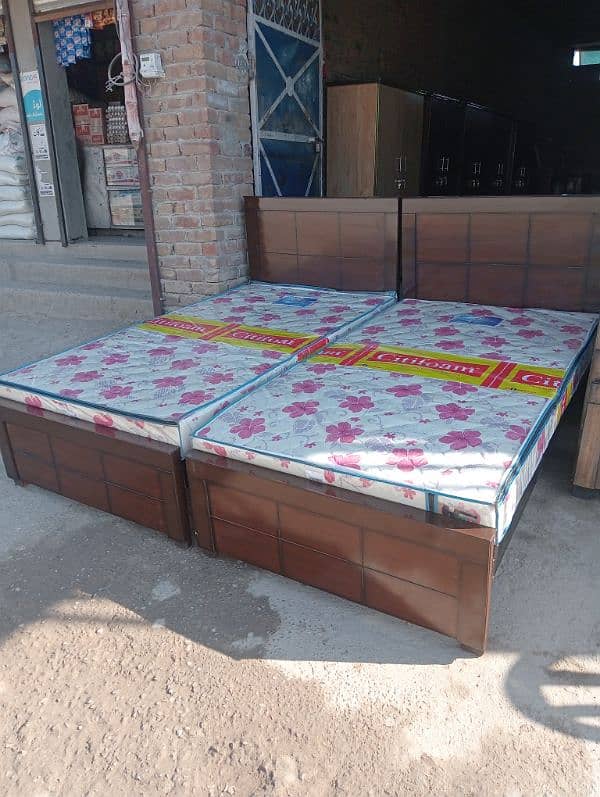 single beds / two single beds/ single mattress 5