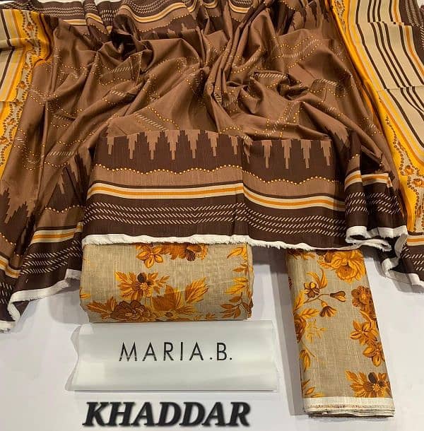 MARIA. B  LATEST DESIGNS IN KHADDAR 7