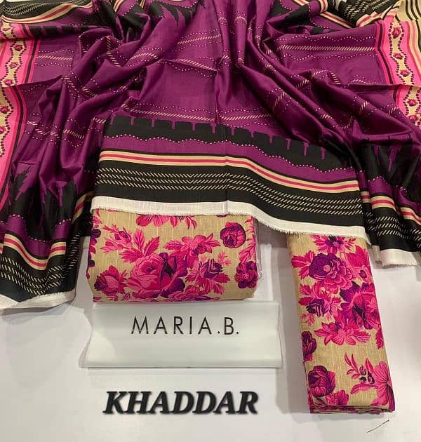 MARIA. B  LATEST DESIGNS IN KHADDAR 10