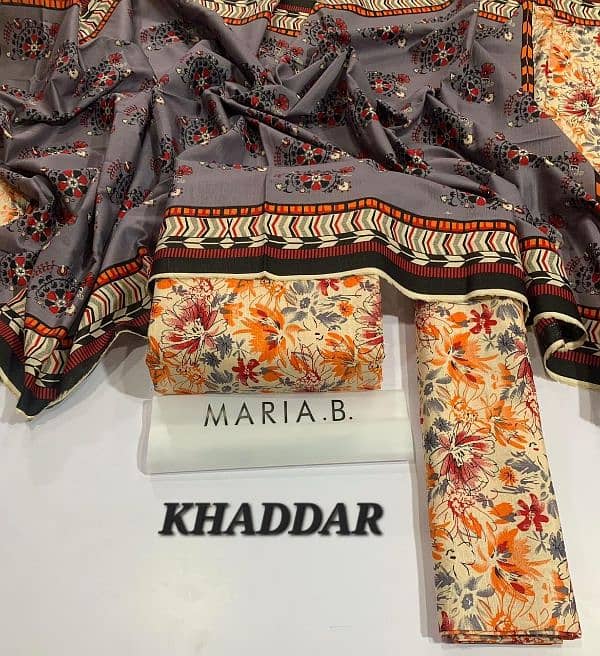 MARIA. B  LATEST DESIGNS IN KHADDAR 11