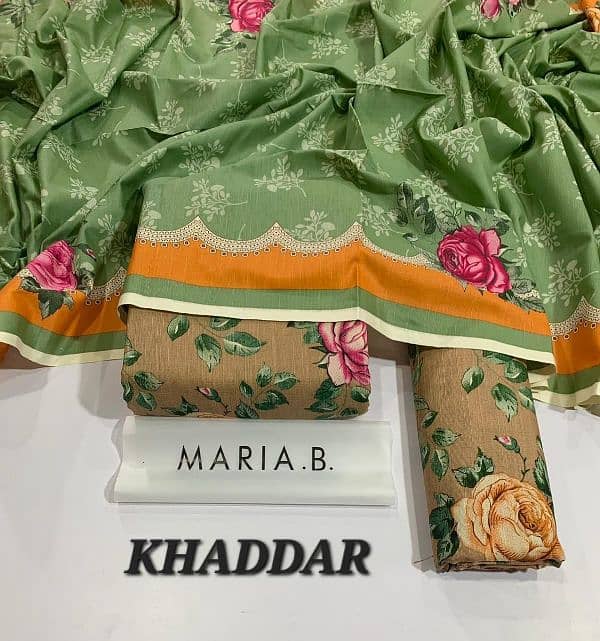 MARIA. B  LATEST DESIGNS IN KHADDAR 13