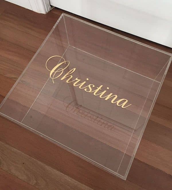 Acrylic boxes Costmize Sizes Available 7