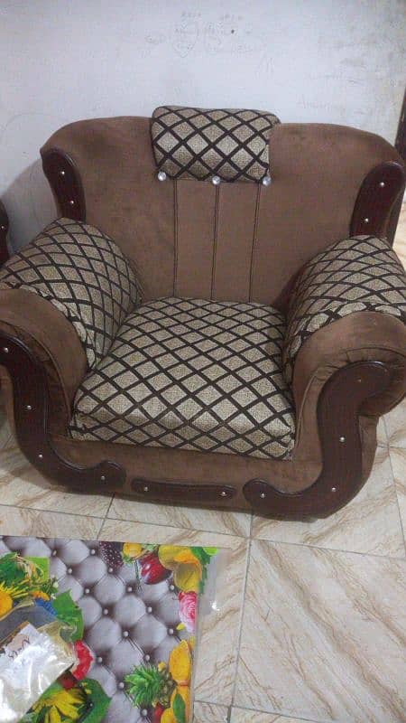 newly sofa set 5 seater 2