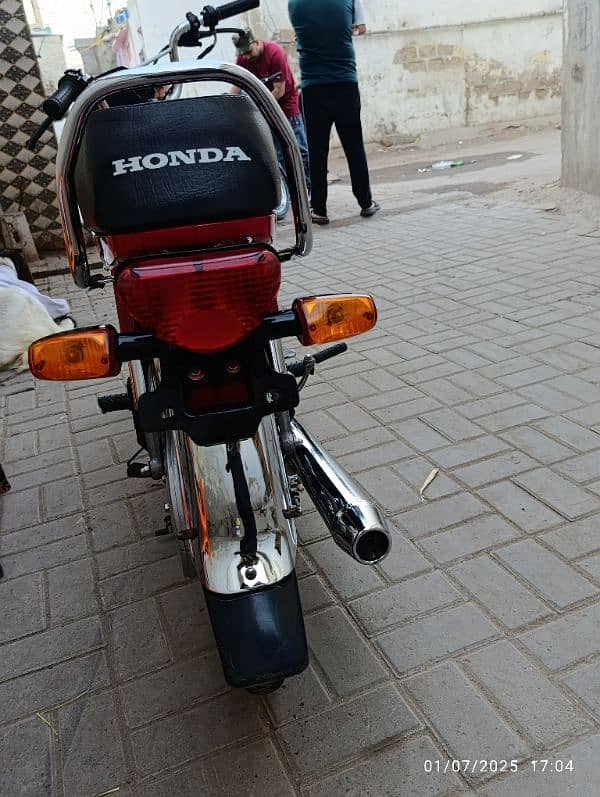 Honda CD 70 2024 Red 6