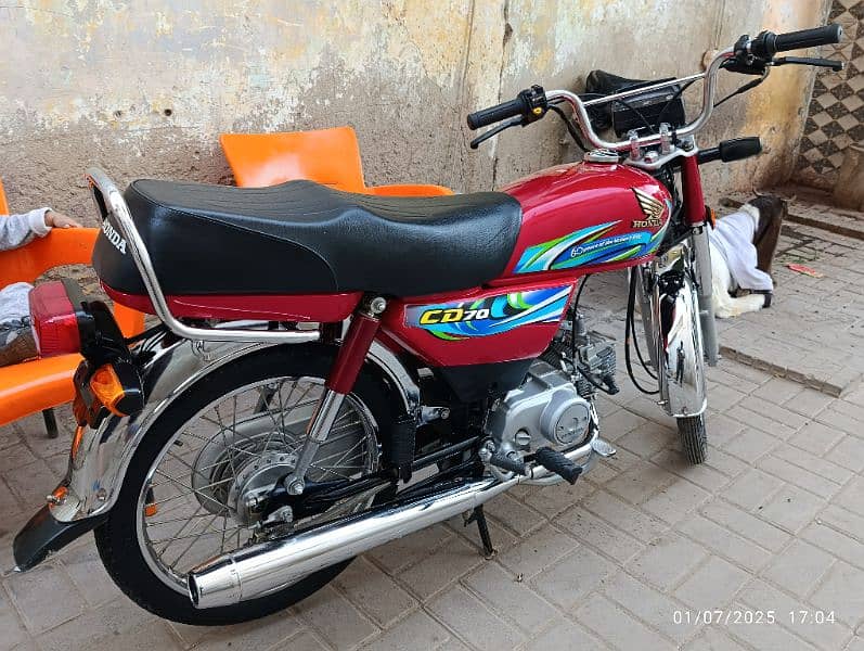 Honda CD 70 2024 Red 7