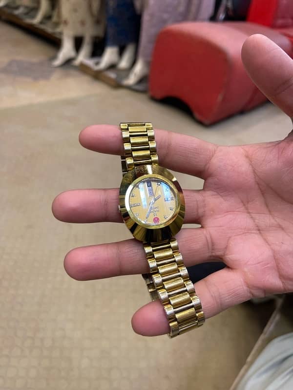 rado original gold plated watch for men 1