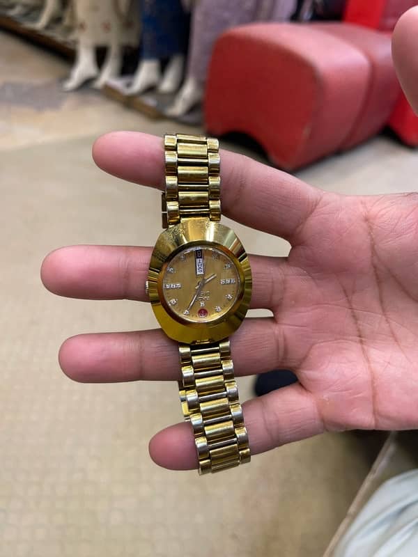 rado original gold plated watch for men 3