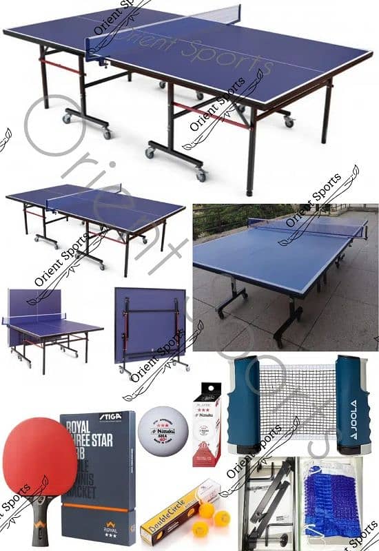 Table Tennis Table Lamination 8 Wheels Foldable | Mughalpura 1