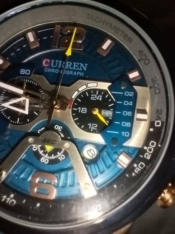 CURREN Tachymeter beautiful chronograph watch 3