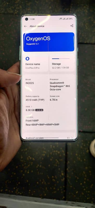 OnePlus 8pro 8\128 3
