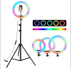 Rgb Portable Ringlight With Stand 26 Cm free delivery cash on delivery