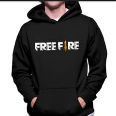 FREE FIRE BLACK HOODIE HOME DELIVERY (READ DESCRIPTION)