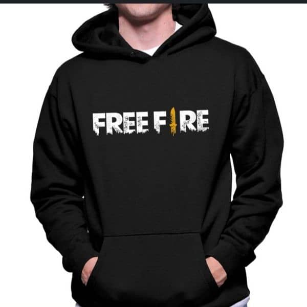 FREE FIRE BLACK HOODIE HOME DELIVERY (READ DESCRIPTION) 0