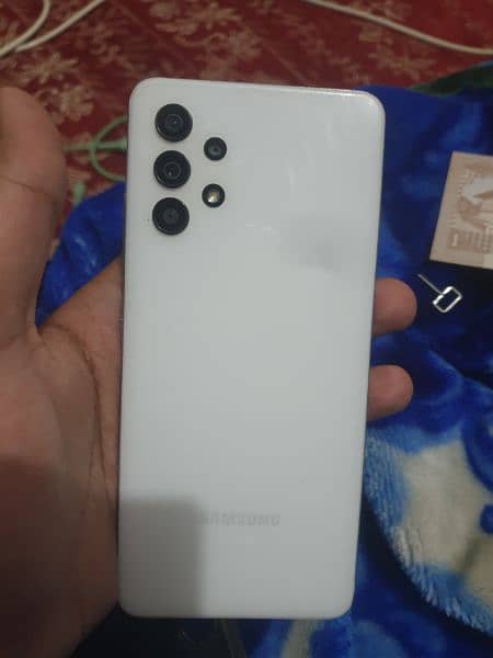 Galaxy A32 6/126gb with Box charger fingerprint not working ofical PTA 6