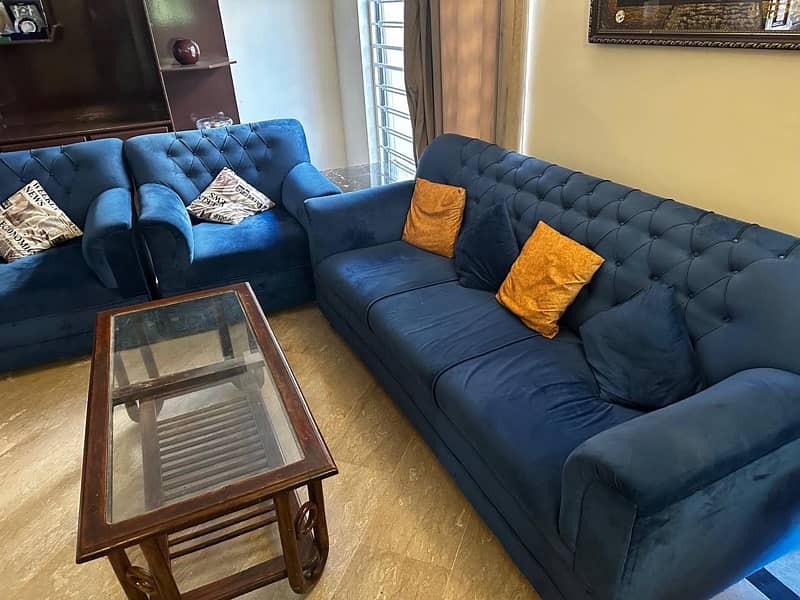 5 Seater Sofa with Table 4