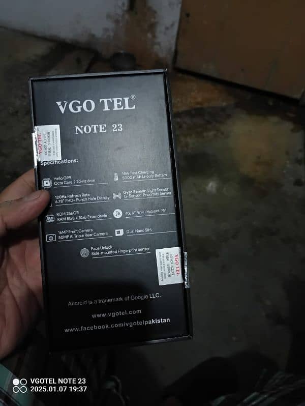 Vgo Tel note 23 with warranty (03288104963) 1