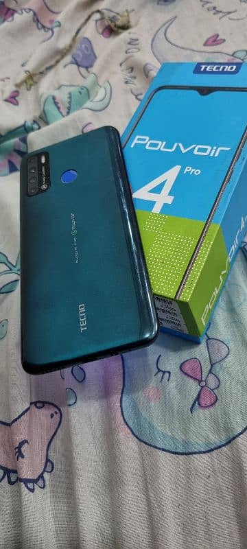 tecno povoir 4 pro 6/128 with box 9