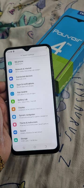 tecno povoir 4 pro 6/128 with box 10