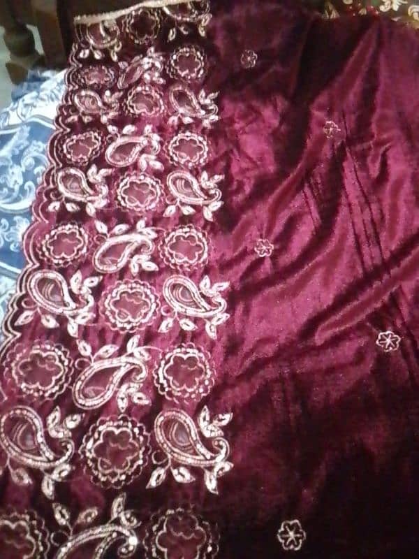 velvet 3 piece new dress not use 2