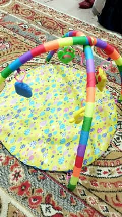 Playing mat with cover for kids