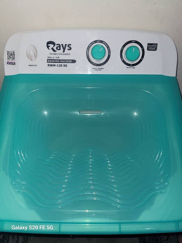 Rays single tub washing machine 1