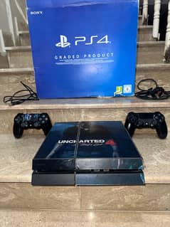 Playstation 4 with 2 controllers