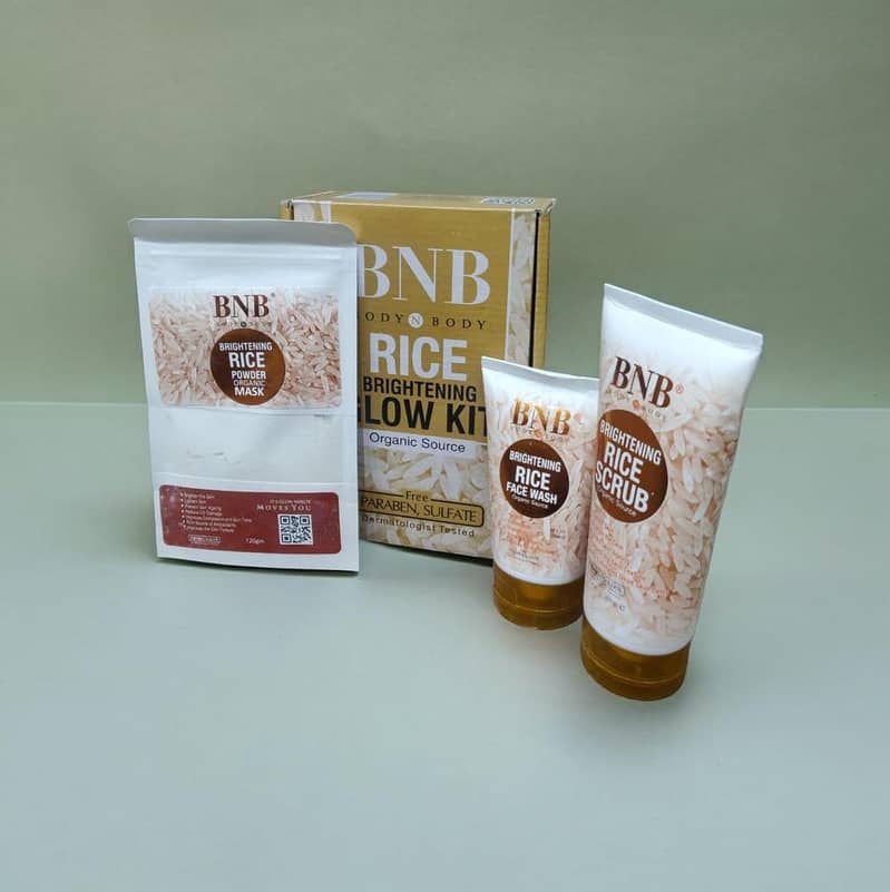 Glowing Rice Facial Kit 1