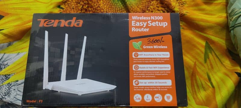 Tenda Router F3 Model 0