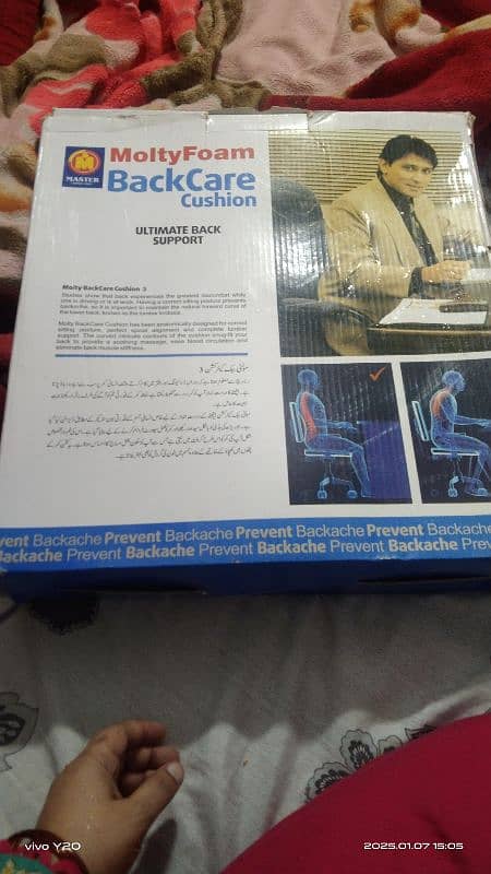 molty foam Back care cushion 2