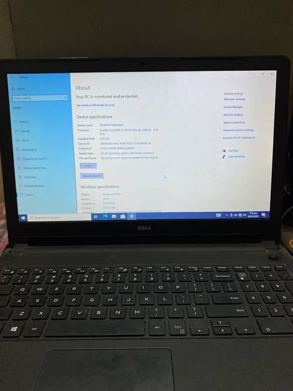 Dell Laptop core i3 5th generation 3