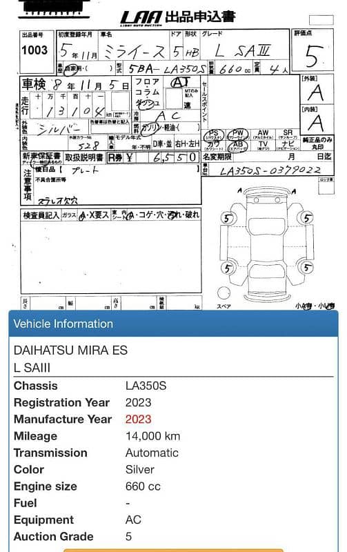 Daihatsu Mira 2023 1