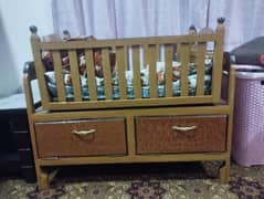 kids cot for sale in very best condition only 2 days ago parchase