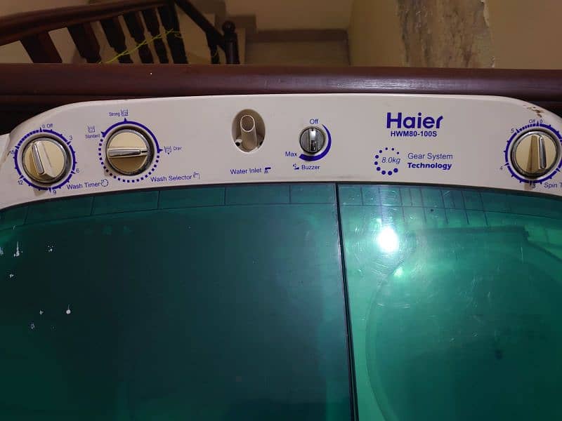 Haier Semi Automatic Washing +Dryer Machine. 3