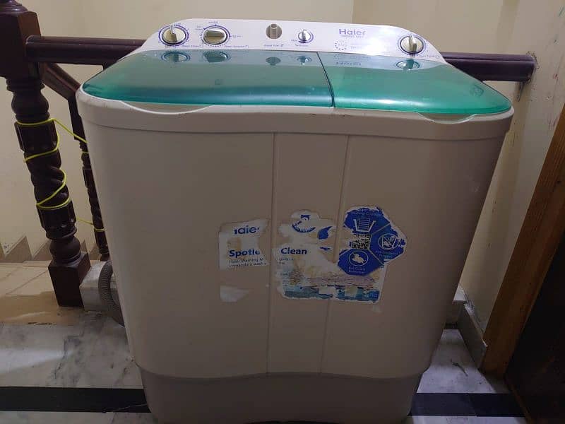 Haier Semi Automatic Washing +Dryer Machine. 7