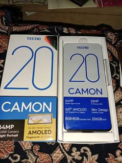 tehno camon 20 8+8 256 GB storage