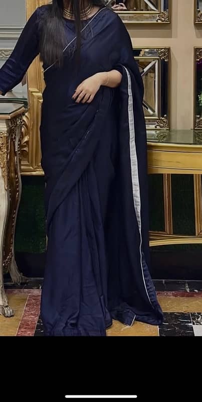 silk saree (wore once) 2