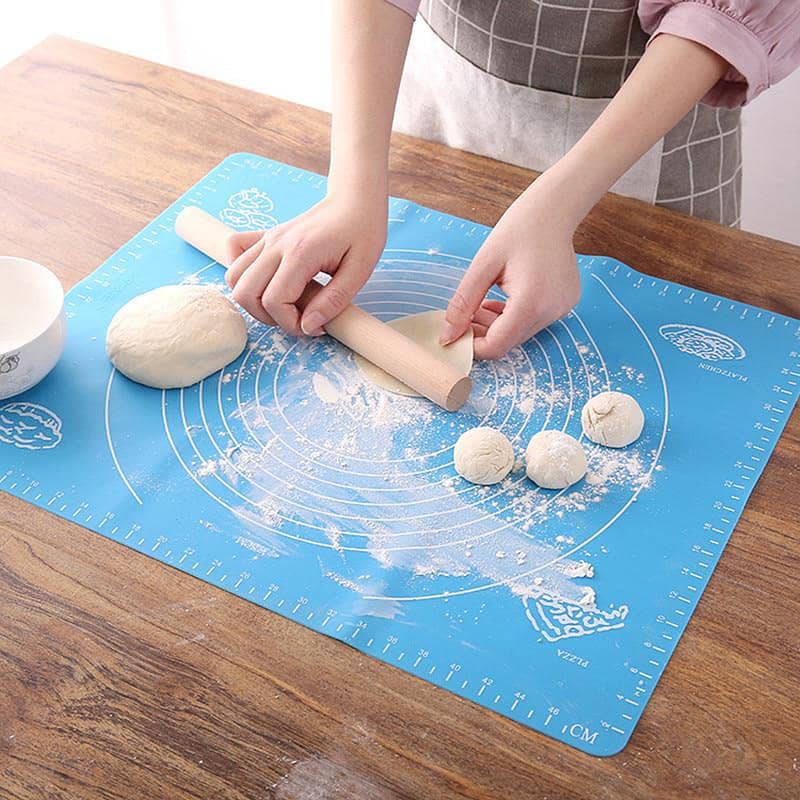 Silicone Baking Roti Mat With Measurements ( Free home delivery) 1