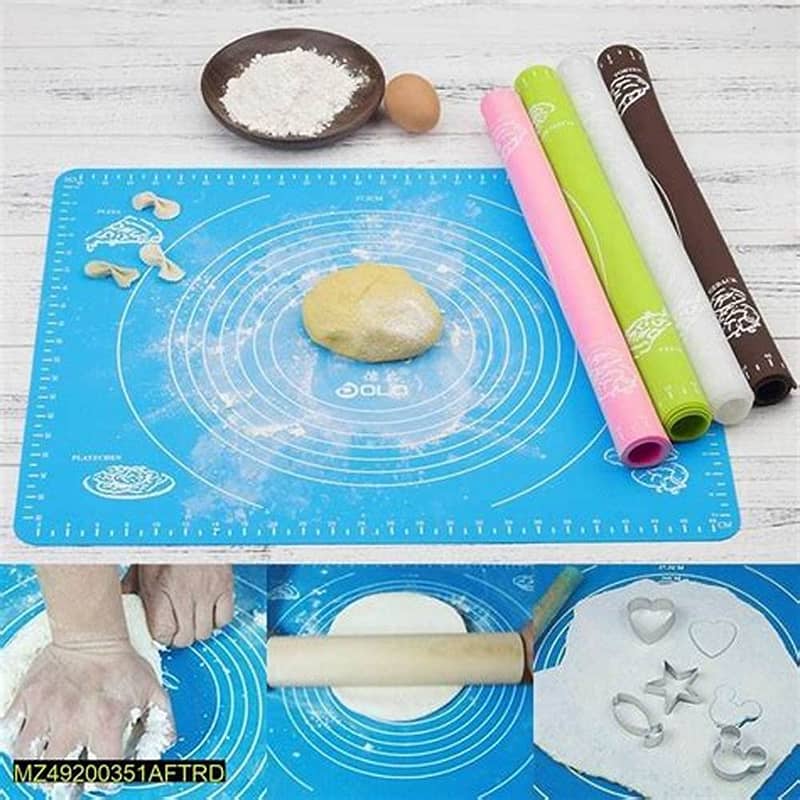 Silicone Baking Roti Mat With Measurements ( Free home delivery) 3