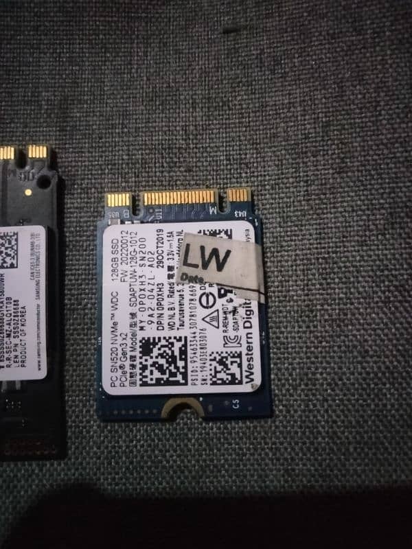 128 Gb original NVME SSD CARD FOR SALE 1