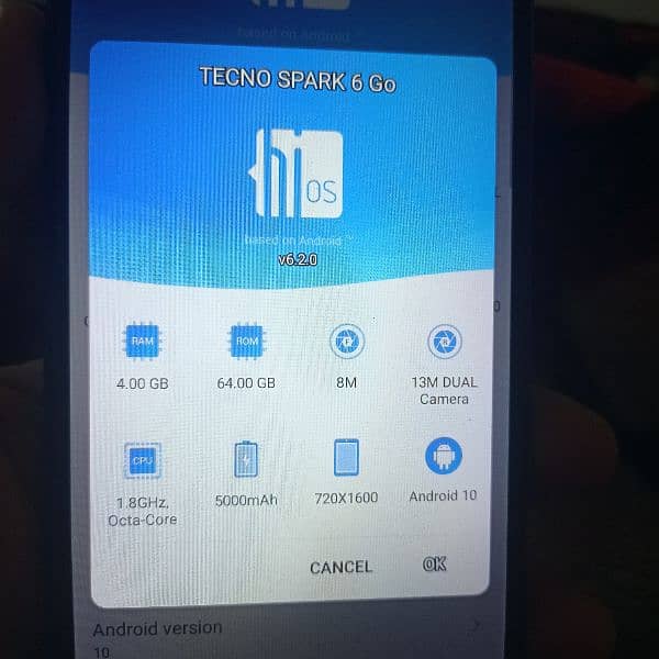 Tecno Spark 6 Go For Urgent Sale 8