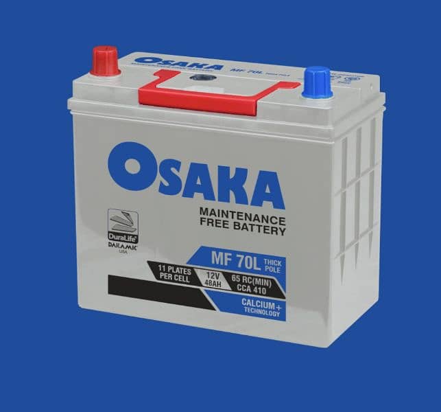 OSAKA M-F 70L Dry Battery 0