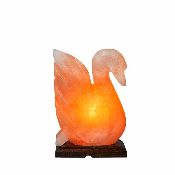 Swan Shaped 100% Pure Himalayan Salt Lamp From Khewra Salt Mine 2