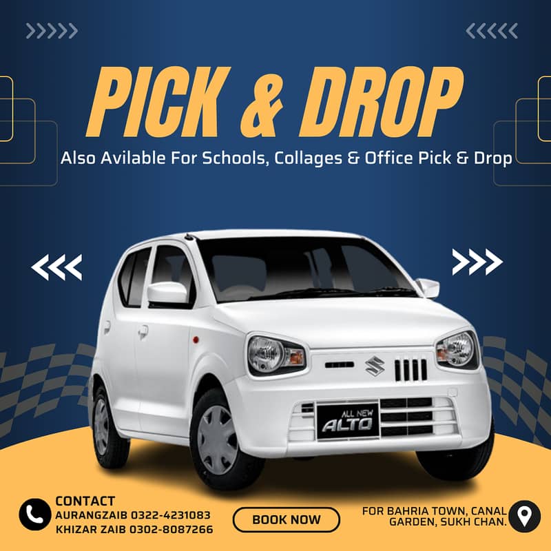 Alto car pick & drop services available 0