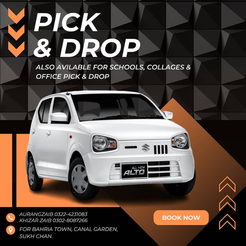 Alto car pick & drop services available 2