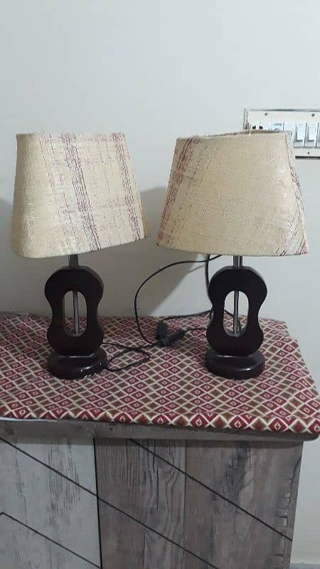 Two Lamps and bulbs 3