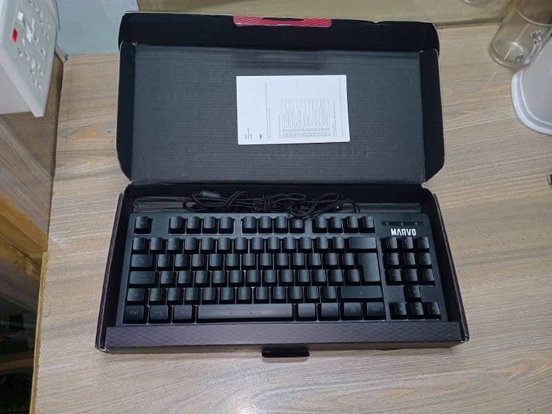 MARVO Membrane Gaming Keyboard. Semi Mechanical 0