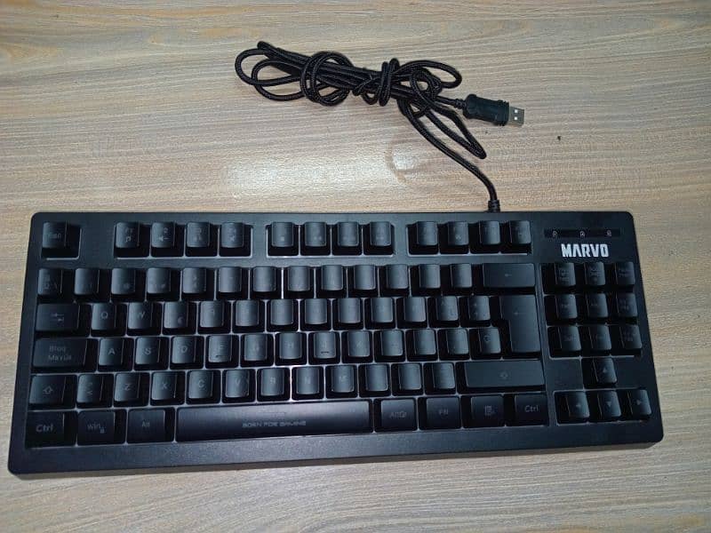 MARVO Membrane Gaming Keyboard. Semi Mechanical 3