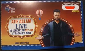 Atif Aslam concert packages mall