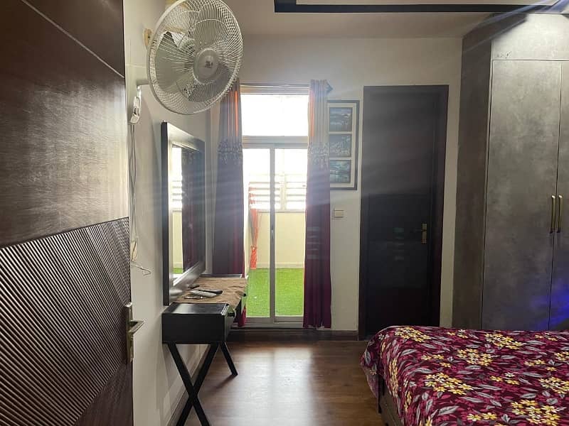 2 bed apartment fully furnished available for rent in gulberg greens Islamabad  arena mall skypark one 11