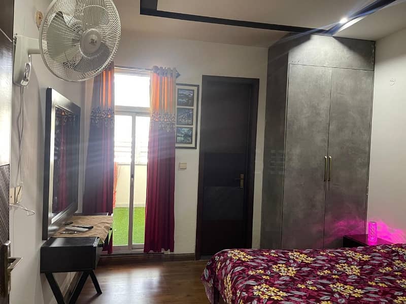 2 bed apartment fully furnished available for rent in gulberg greens Islamabad  arena mall skypark one 12